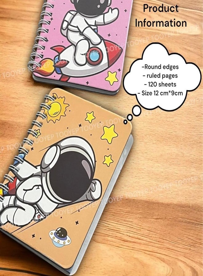 Le Delite Space Astronaut Theme Stationery Gift Set - 7-Piece Combo with Diary, Pencil Box, Eraser, Pen, Pencil,Astronaut Display sipper Water Bottle & Gift Bag for Kids (Multicolor Combo) - Image 5